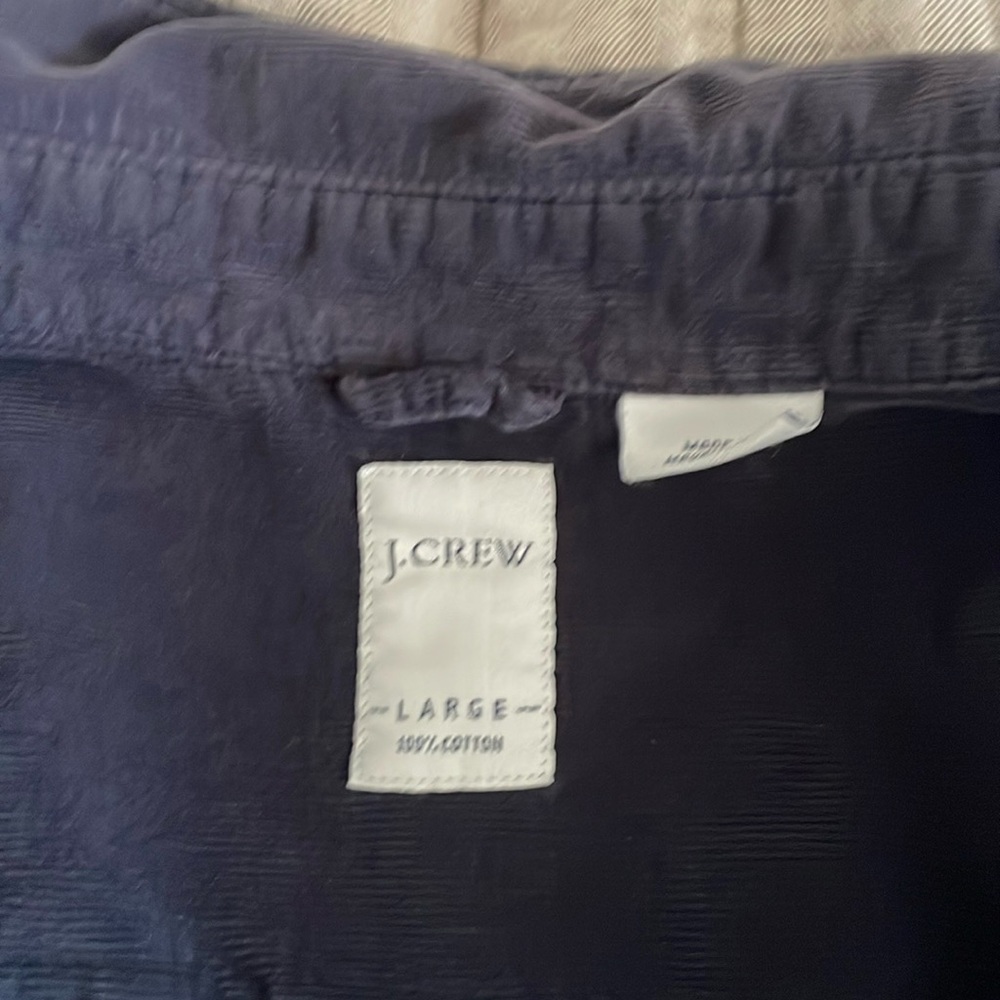 J. Crew 100% cotton, narrow wale corduroy button-down